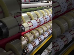 पारदर्शी पीले रंग का BOPP चिपकने वाला पैकिंग टेप