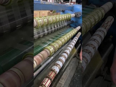 लोगो टेक्स्ट ग्राफिक्स कस्टम मुद्रित डक्ट टेप BOPP फिल्म मुद्रित टेप रोल