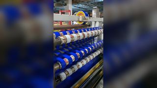 गहरा नीला कस्टम टेप सुरक्षित पैकेजिंग