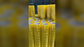 पीला पैकिंग टेप मजबूत सील सुरक्षित बक्से